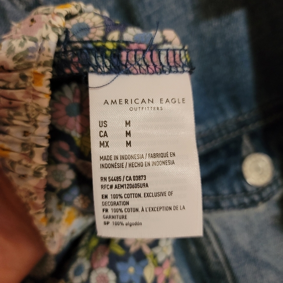 American Eagle Boho Floral Midi Skirt - Picture 8 of 9